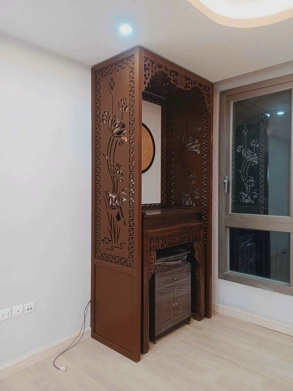Vách cnc bàn thờ