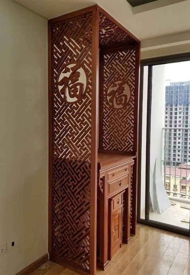 Vách cnc bàn thờ