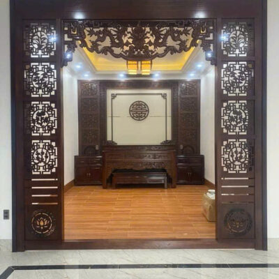 Vách cnc bàn thờ