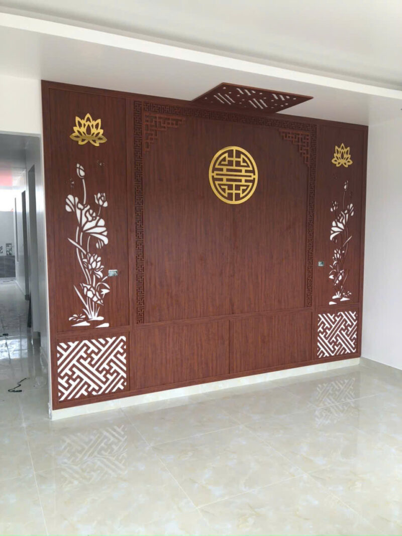 Vách cnc bàn thờ